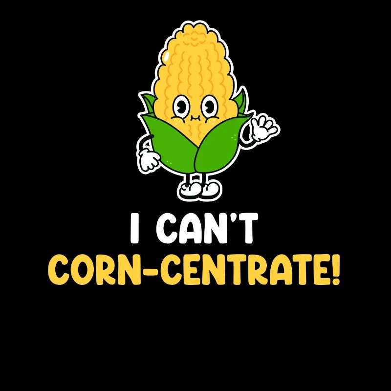 I can't focus on corn!