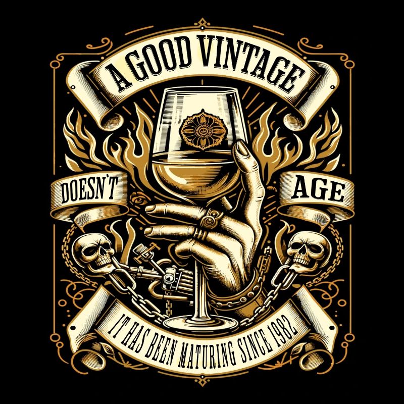 1982 anniversaire Biker A Good Vintage Ages