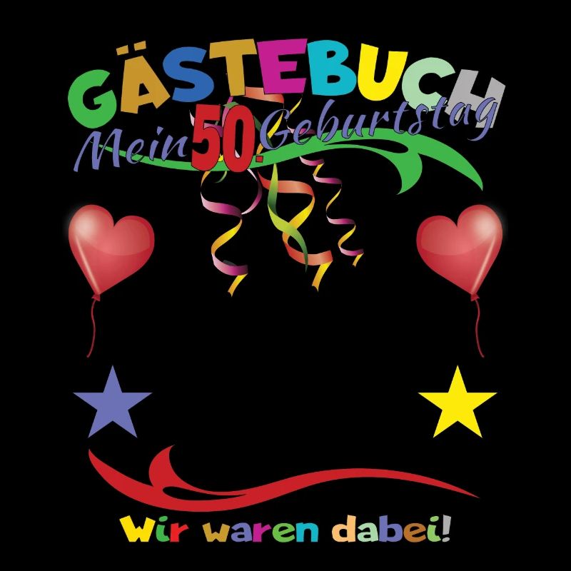 50. Geburtstag Frau & Mann Gästebuch