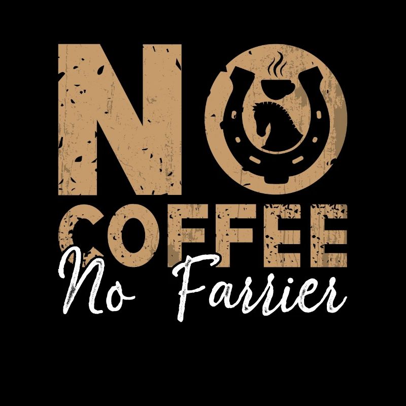 Maréchal-ferrant Pas de café Pas de métallurgie Amateur de café