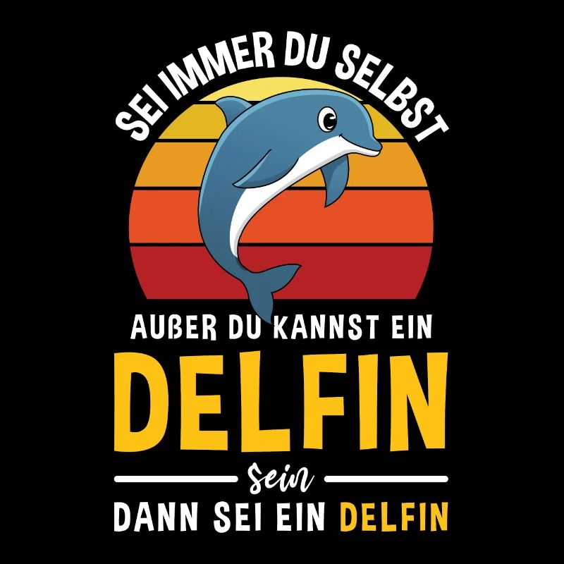 Delfin Meeresbewohner Säugetier Delfine