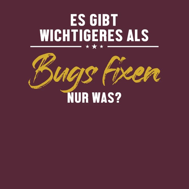 Wichtigeres als Bugs Fixen Developer Coder