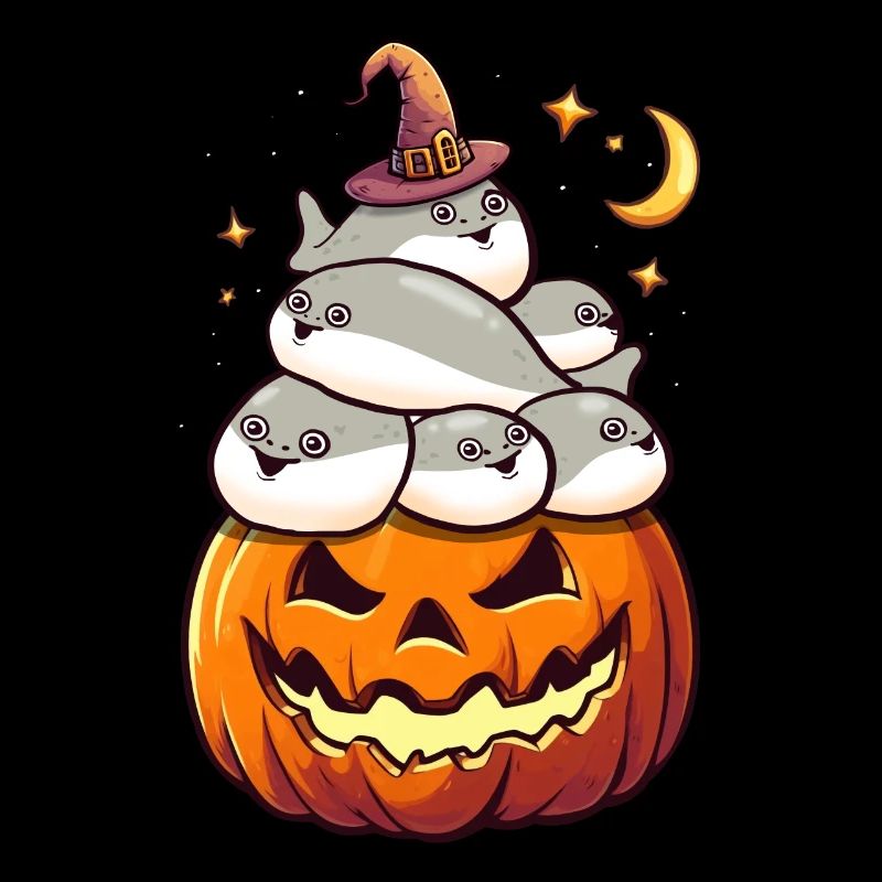 Sacabambaspis Pile Fish Meme Pumpkin Halloween