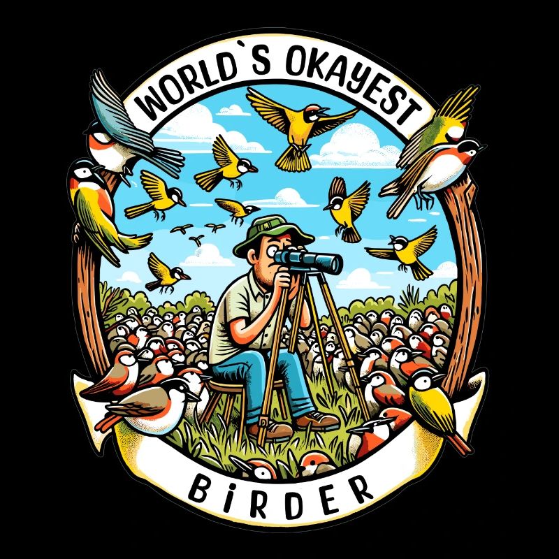 Weltbester Okayer Birder Vogelbeobachtung