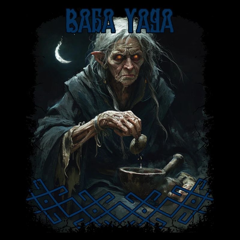 Baba Yoaga Slavic Folklore Mythology Creature