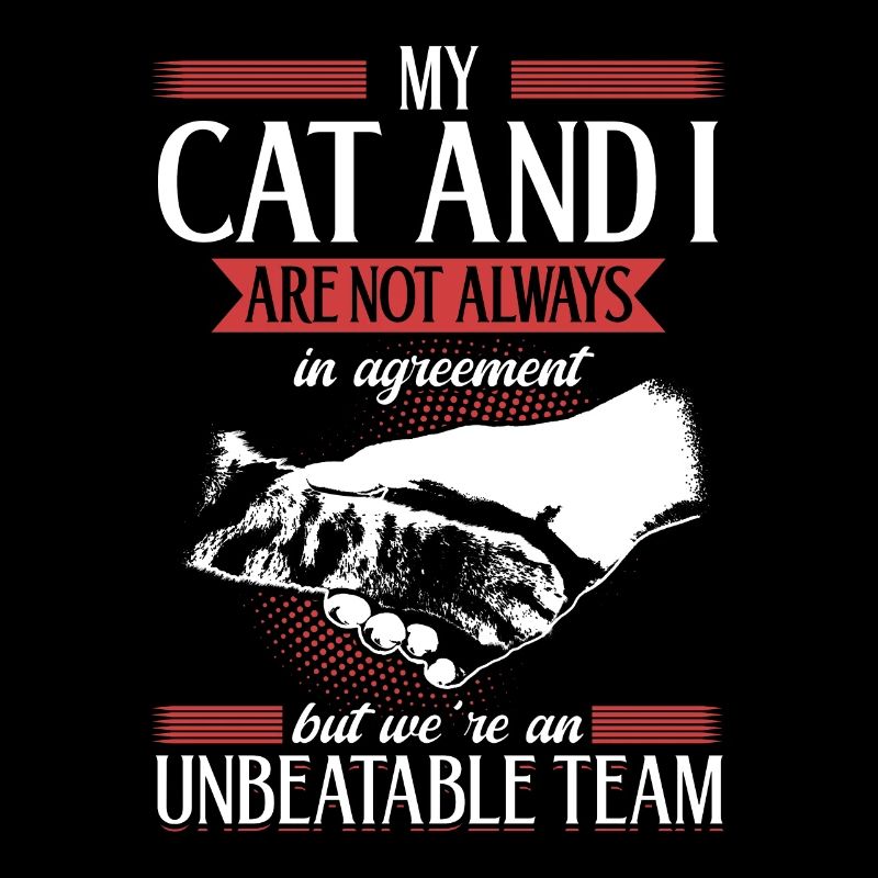 Unbeatable team - for cat lovers