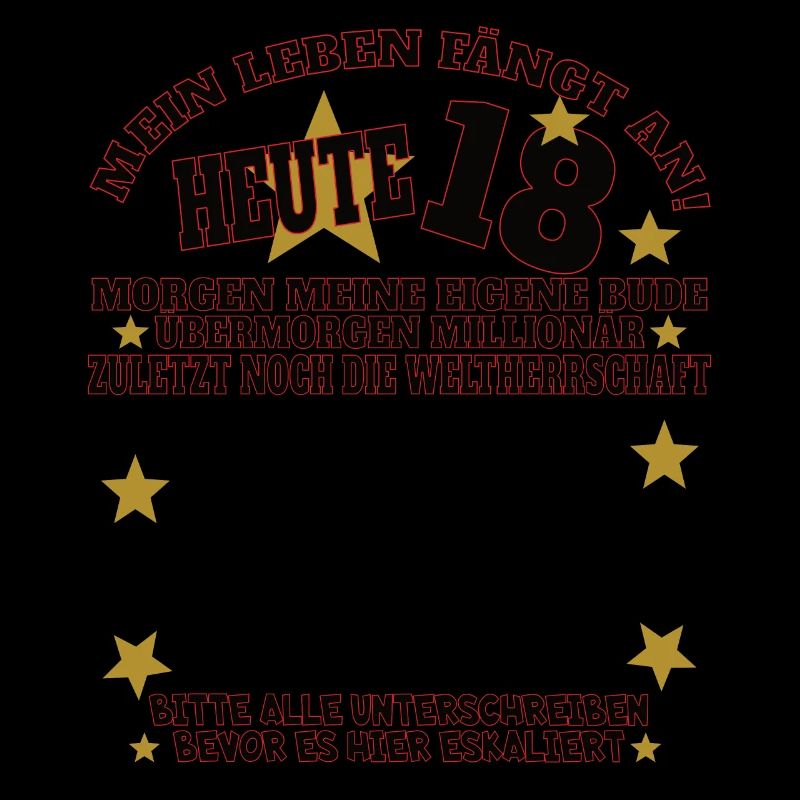 18. Geburtstag Mädchen & Junge Gästebuch