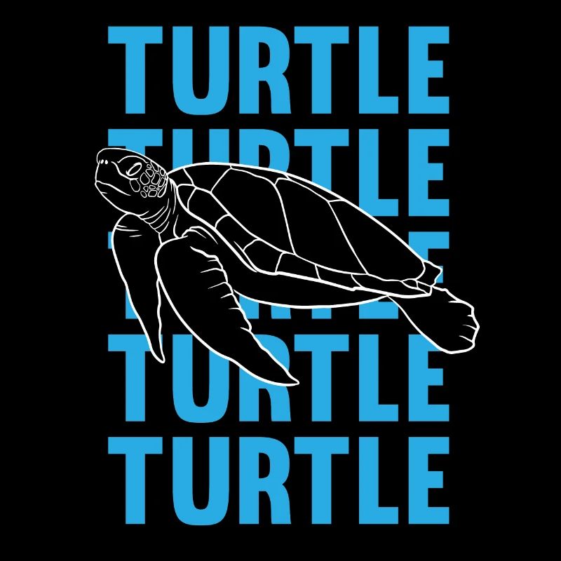 TURTLE Schattenbild Wortkunst Geschenk