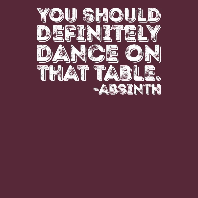 Vous devriez absolument danser sur cette table d’absinthe