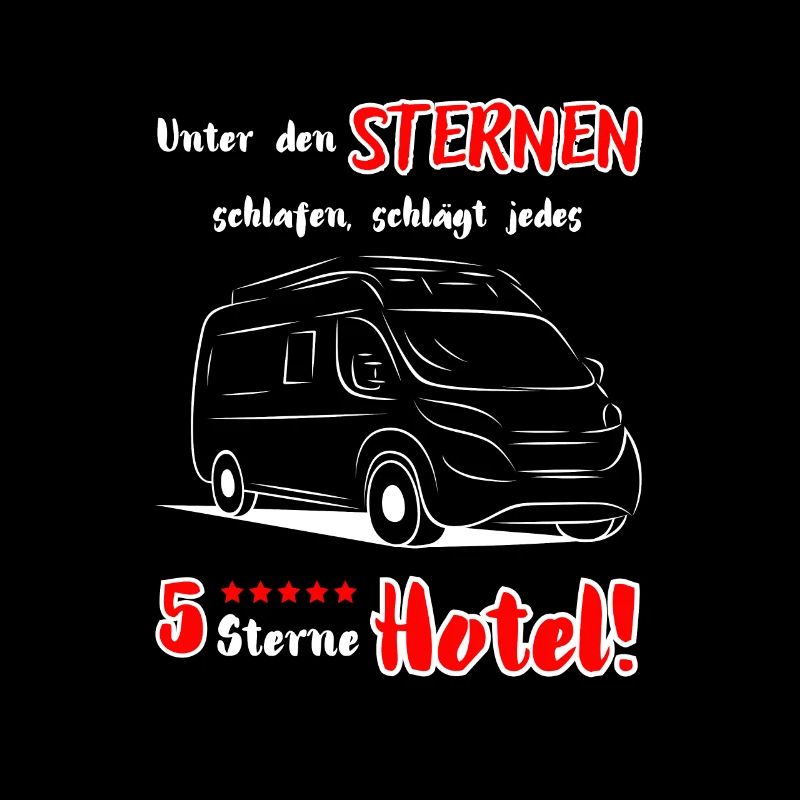 Camping Van Motorhome Saying + Motif