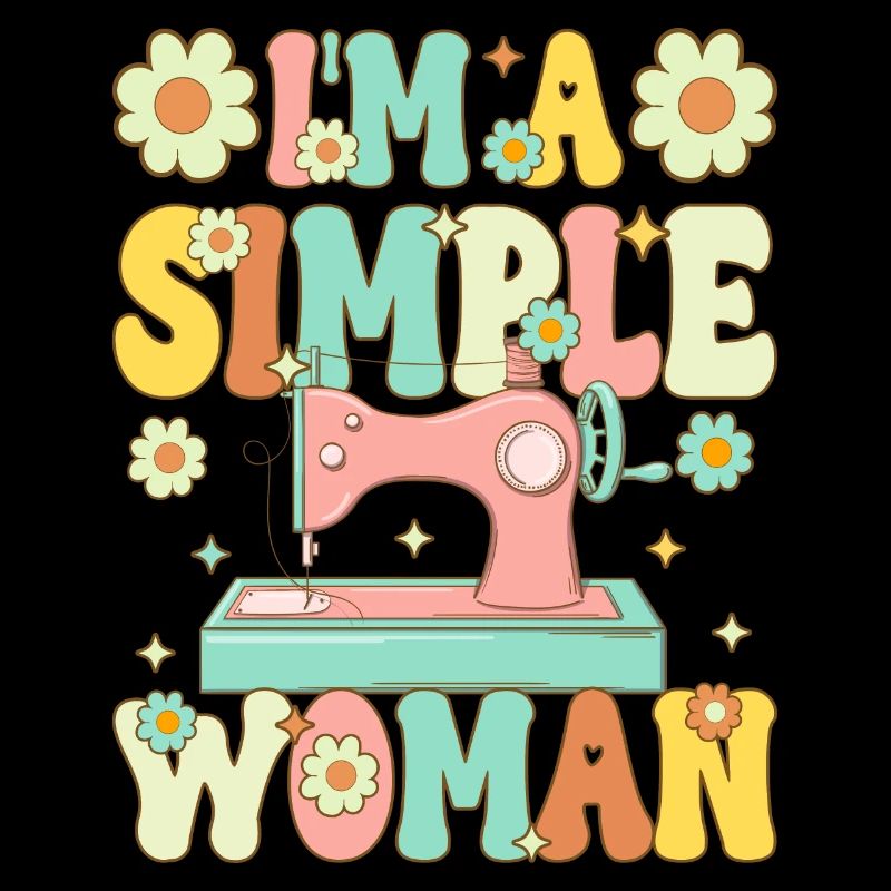 Sewing Seamstress Sewing Machine
