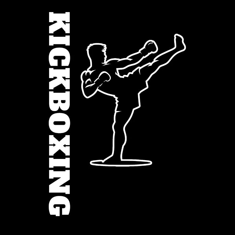 Kickboxing Kickboxer Illustration