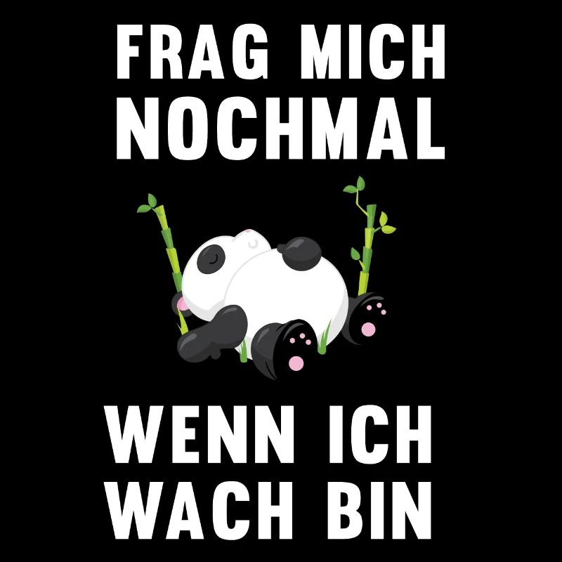 Panda Ruhephase Humorvolles Geschenk