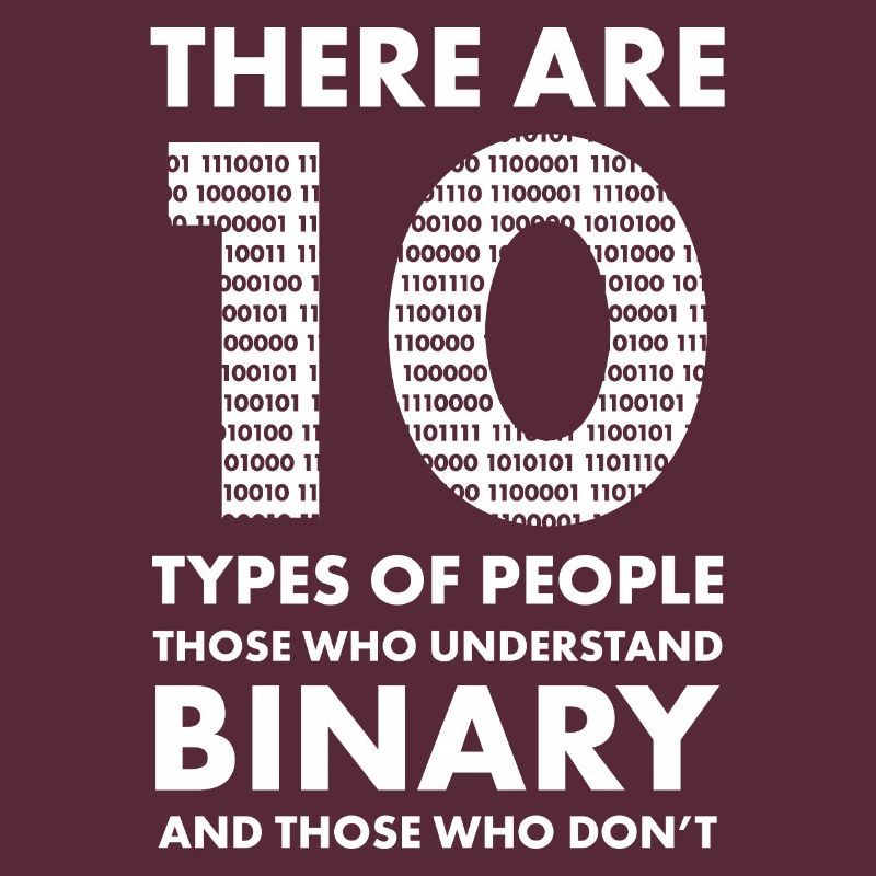 10 Types Of People Binary Funny Programming Geek