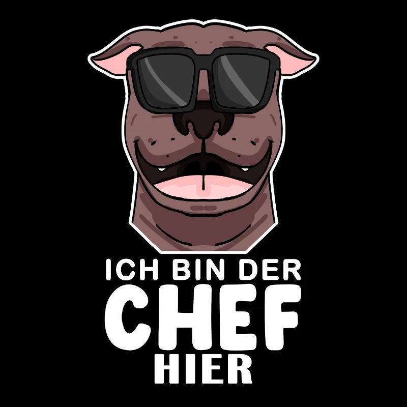 Chef Spruch Anführer Hund