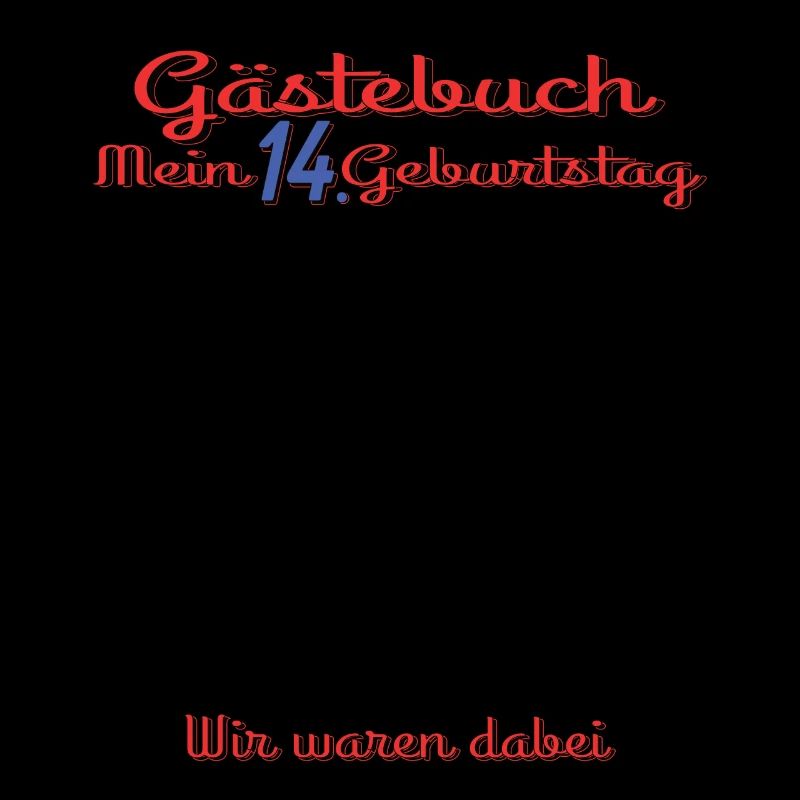 14. Geburtstag Mädchen & Junge Gästebuch