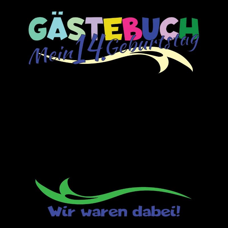 14. Geburtstag Mädchen & Junge Gästebuch