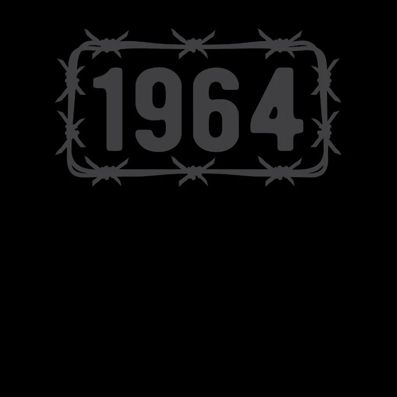 Geburtstag Vintage 1964 Stacheldraht