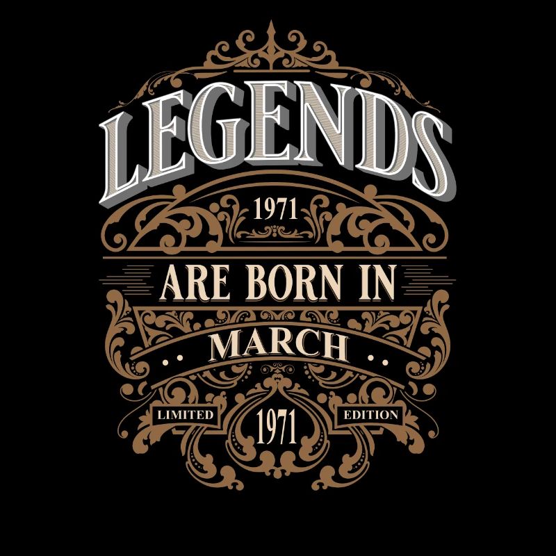 1971 Mars Naissance Anniversaire Année de naissance