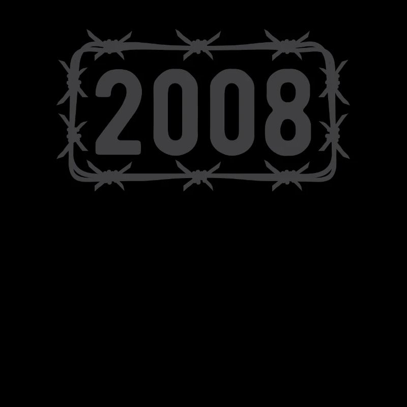 Geburtstag Jahrgang 2008 Stacheldraht