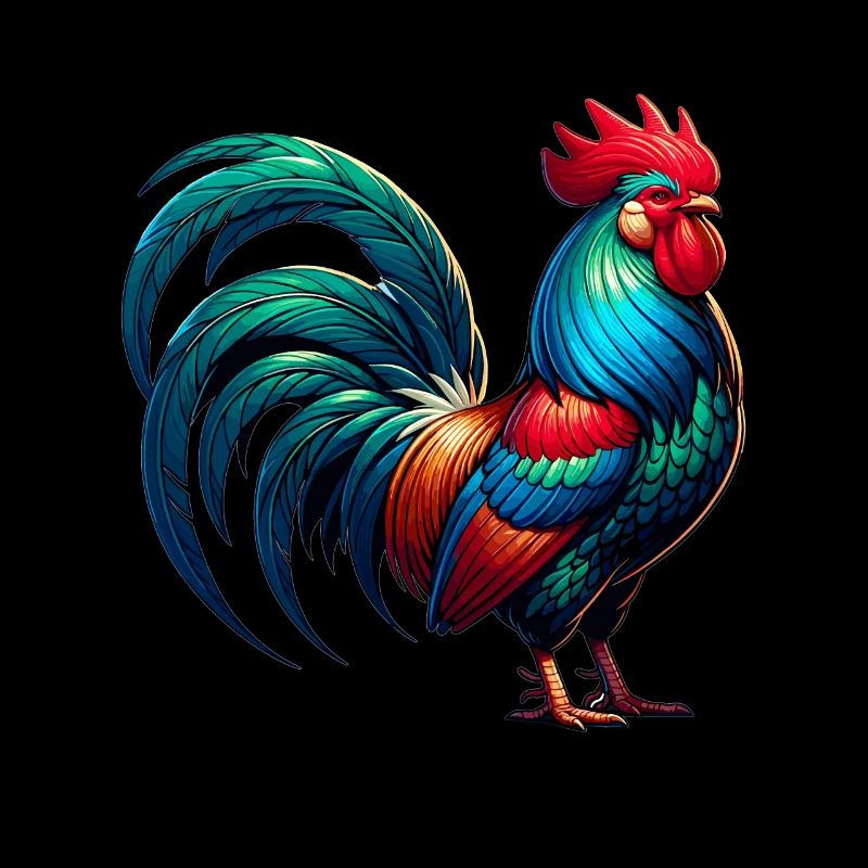 Belle image de coq