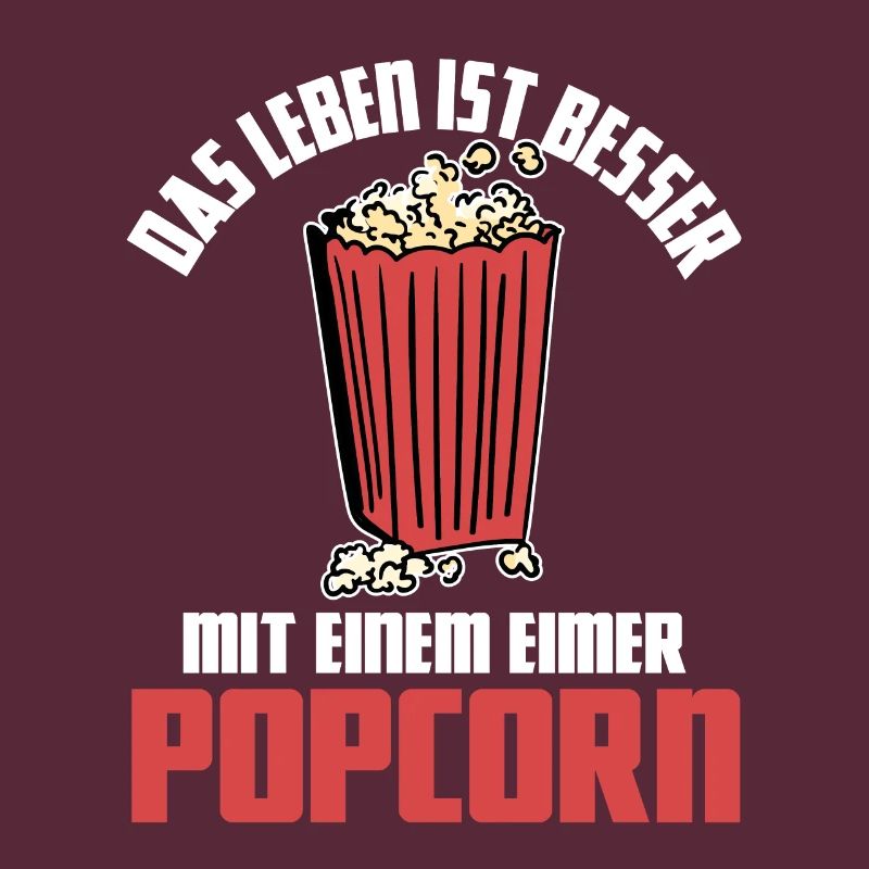Leben Besser Eimer Popcorn Fasching Kostüm