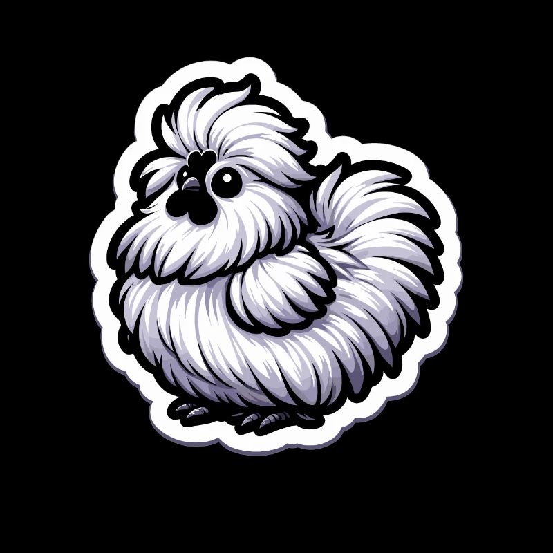 Silkie Chicken Fluffy Chicken Silkies