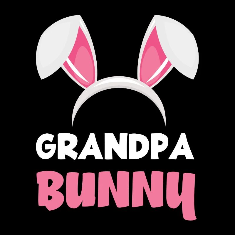 Opa Hase Osterhasenohren Ostern