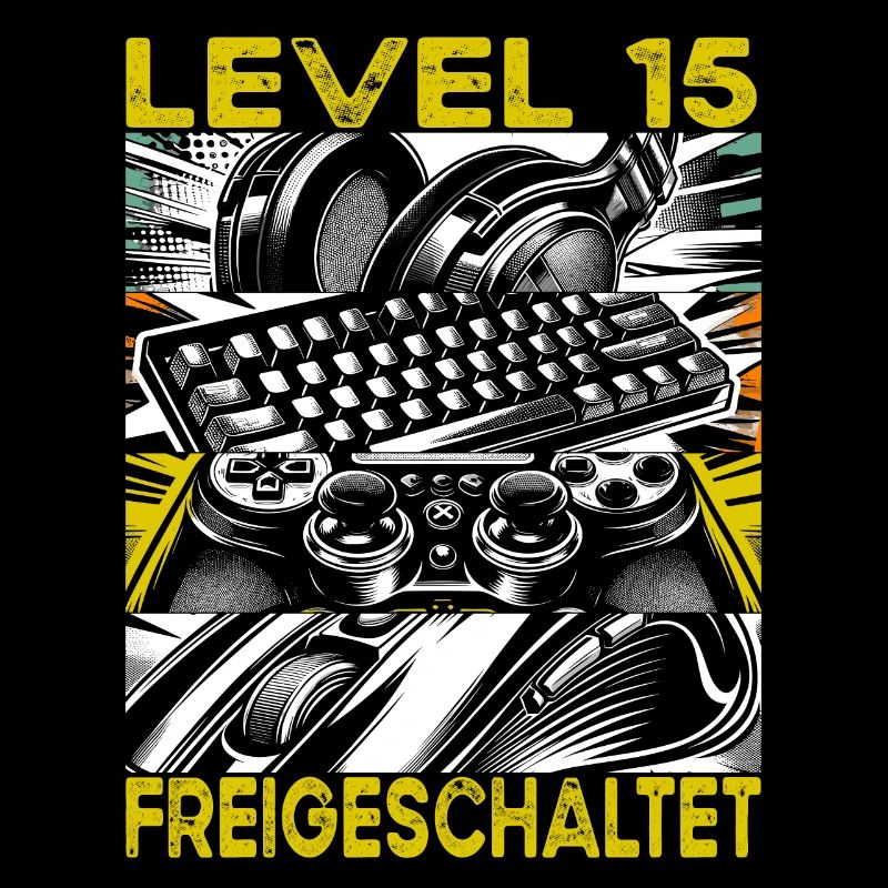 Geburtstag Level 15 freigeschaltet Gaming & Zocker