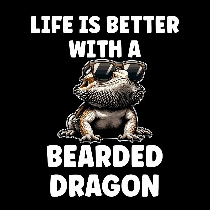 Bartagamen sagt Eidechsengecko