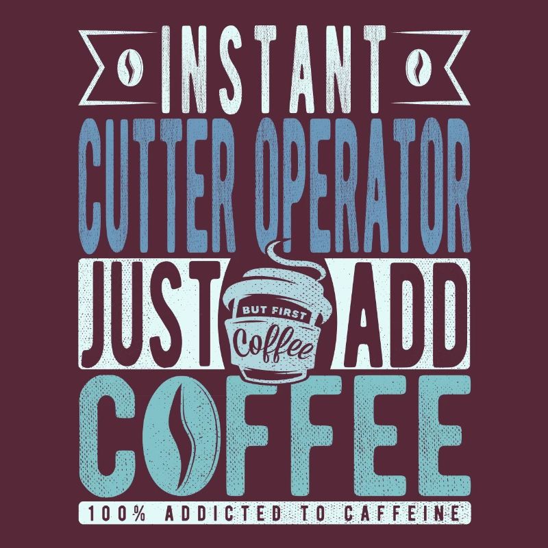 L’opérateur de coupeur instantané ajoute simplement du café