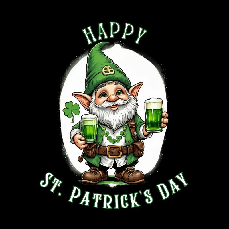 Leprechaun de la Saint-Patrick I Bière verte I