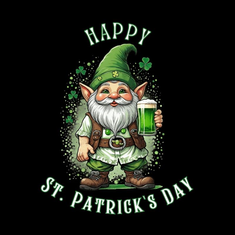 Leprechaun de la Saint-Patrick I Bière verte I