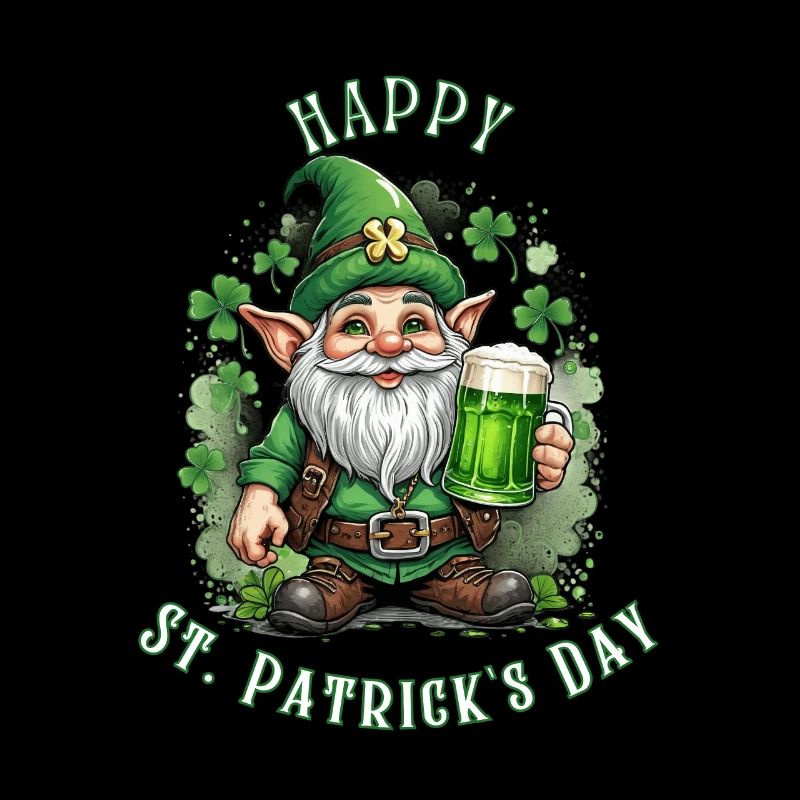 Leprechaun de la Saint-Patrick I Bière verte I