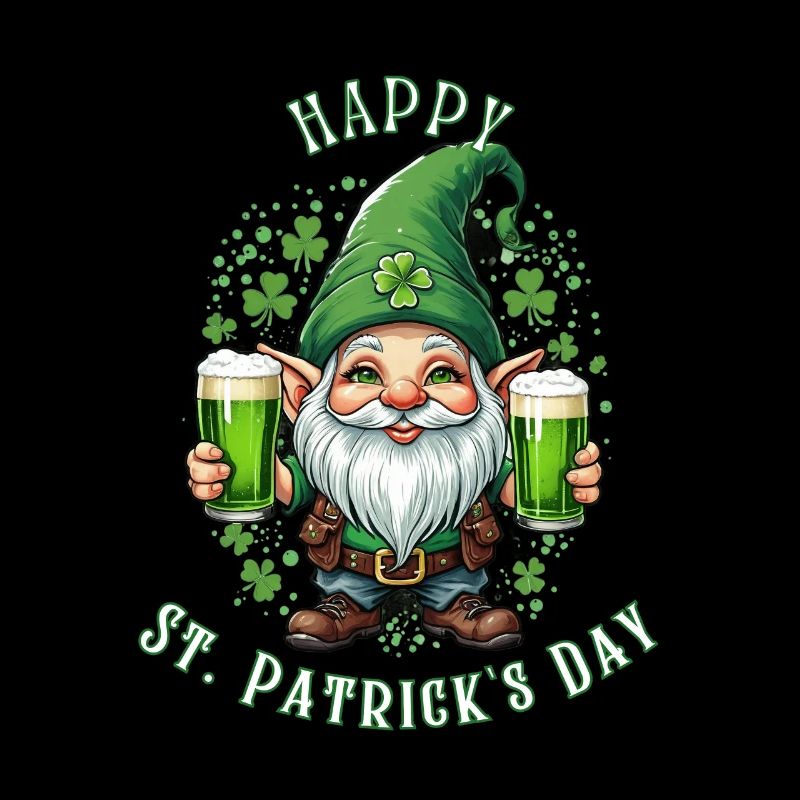 Leprechaun de la Saint-Patrick I Bière verte I