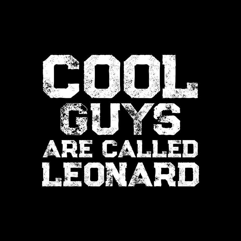 Les gars cool s’appellent Leonard
