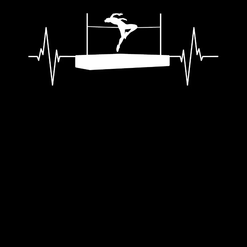 Herzschlag Hochsprung Athletik Geschenk
