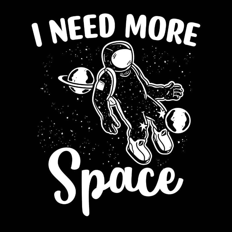 Astronaut Space Humor Personal Space Tee