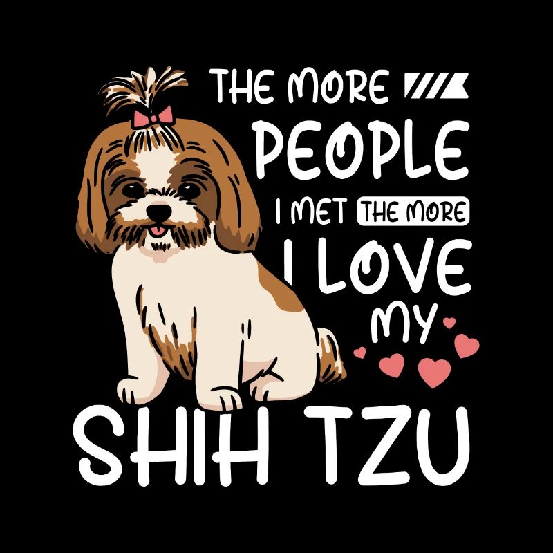 Plus je rencontre de gens, plus j’aime mon Shih tzu