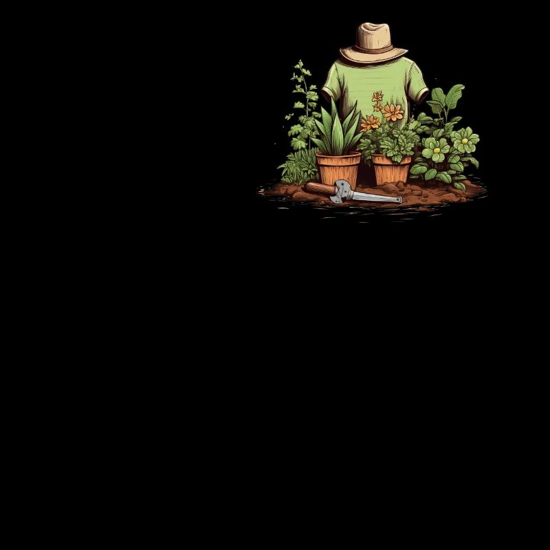 Tiny Gardener's Paradise Cute Pocket Garden Tee