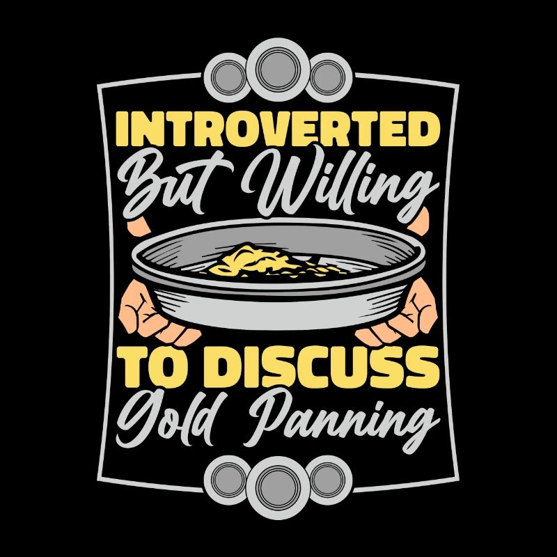 Introvertiert, aber bereit, über das Goldwaschen zu diskutieren