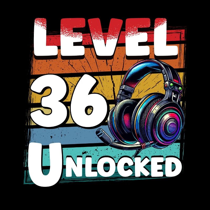 Gaming Geburtstag Level 36 freigeschaltet Zocker