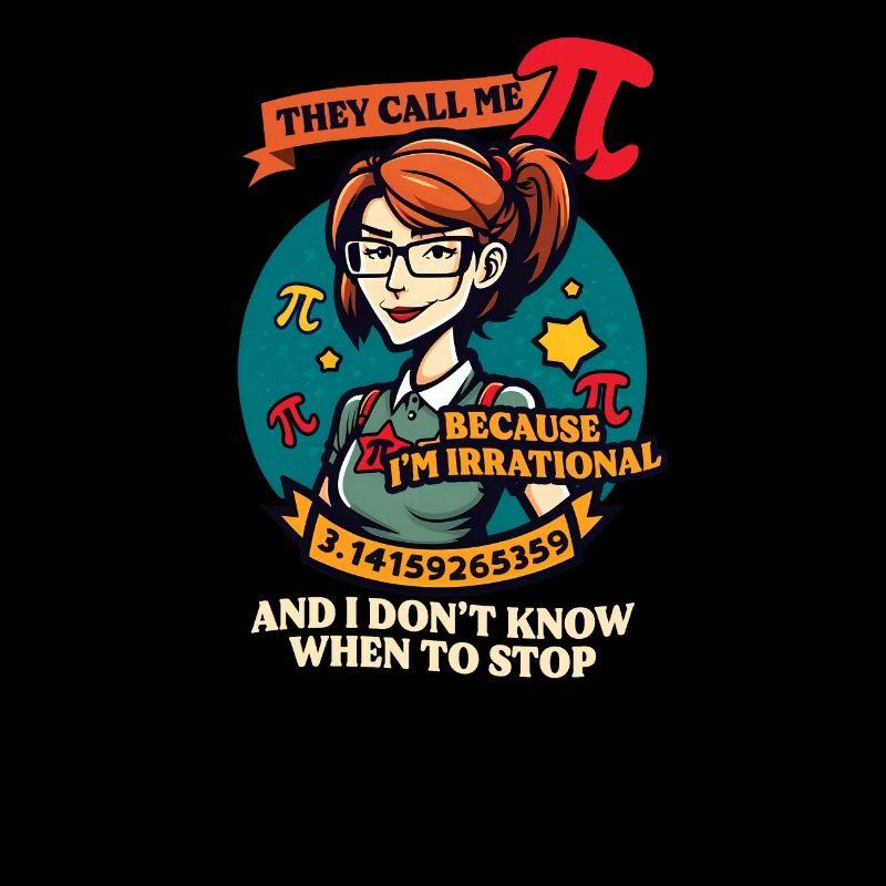 Pi Day Appelez-moi Pi parce qu’irrationnel