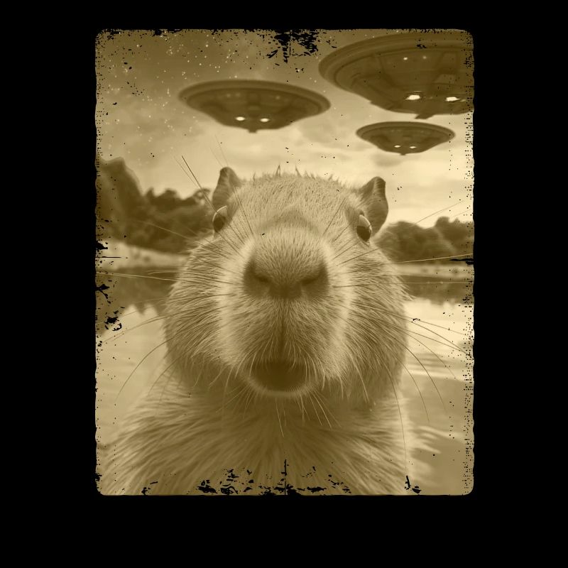 Selfie drôle de Capybara
