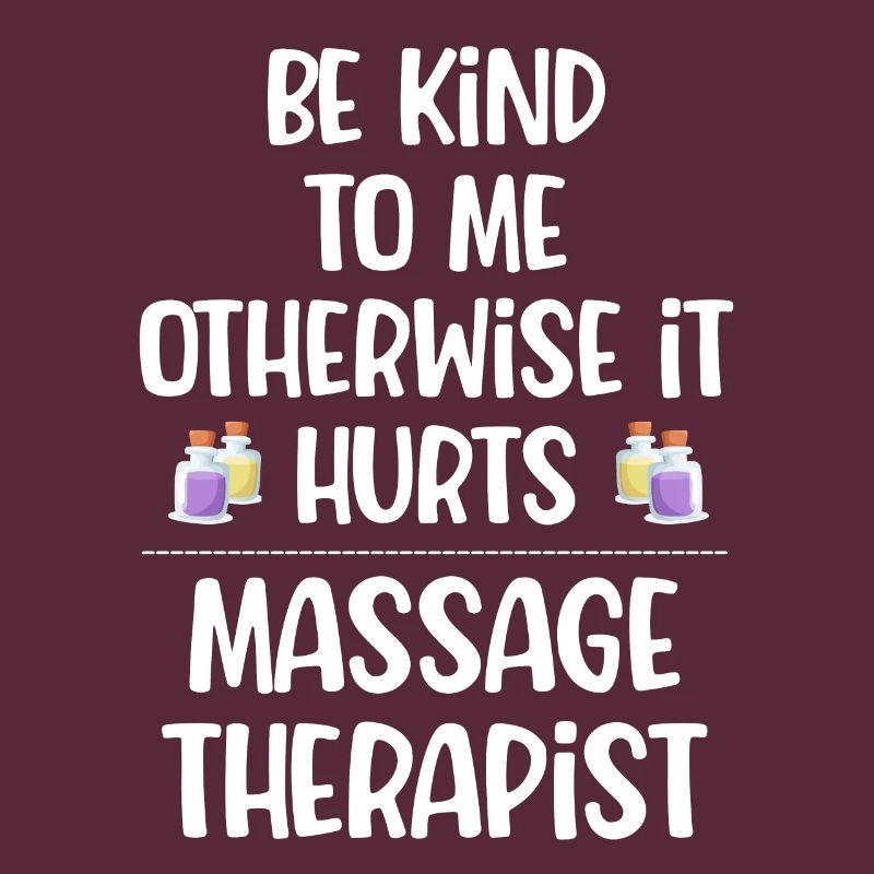 Be nice to me or it will hurt masseuse