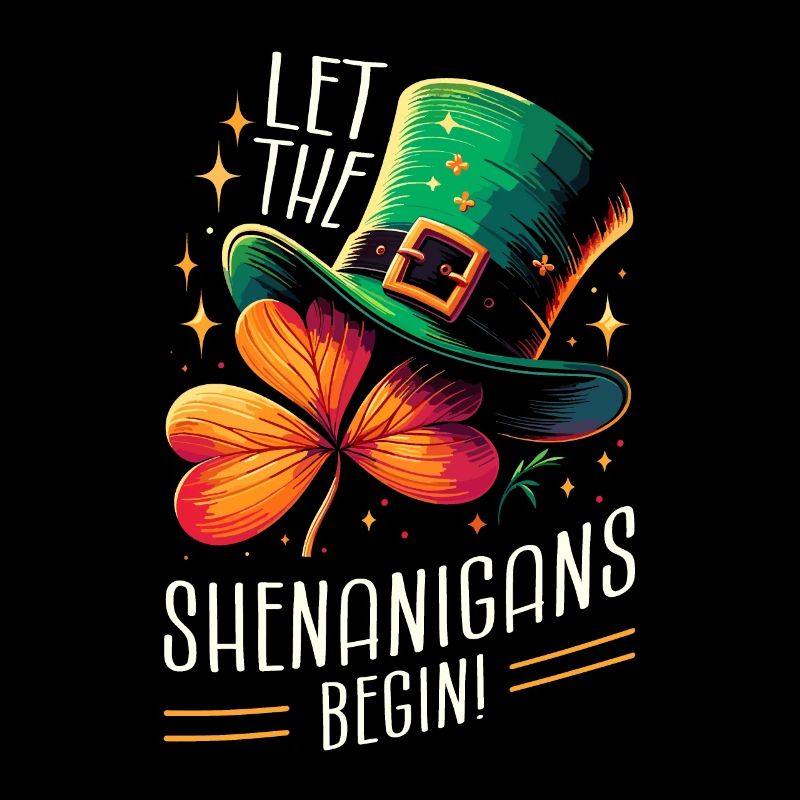 Let The Shenanigans Begin Leprechaun Hat St