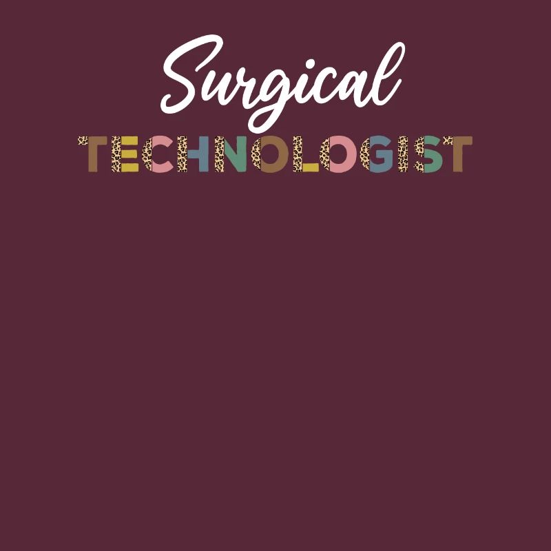 Surgical Technical Assistant Leopard Design