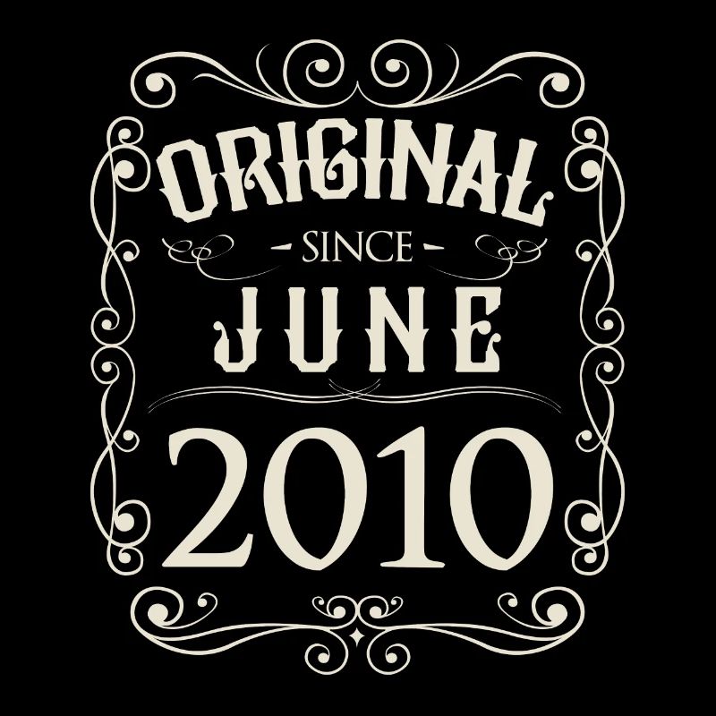 Vintage - Original since Juni 2010 Geburtstag