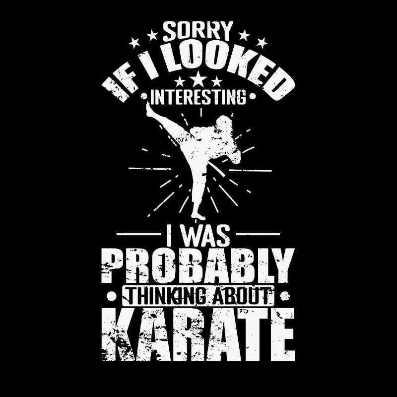 I was Thinking about Karate