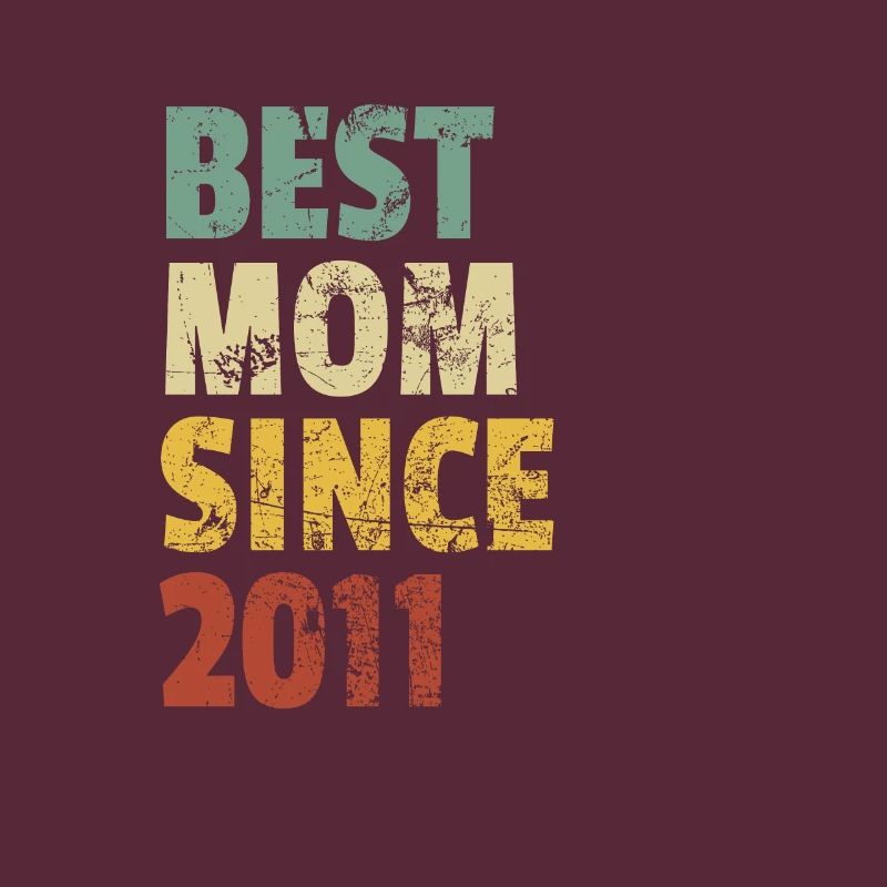 Beste Mutter seit 2011 Muttertags-Slogan-Zitat